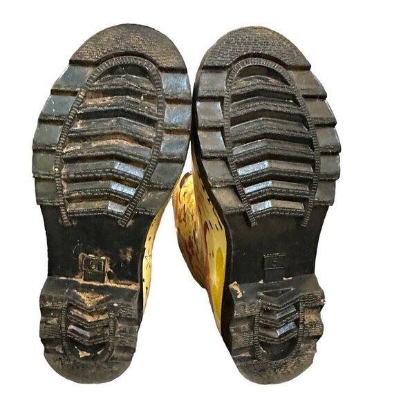 Lone Cone Rain Boots Tall Outdoor Matte Finish Fun Moroccan Horses Womens Size 5 - Picture 8 of 9